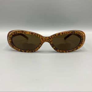 Corinne McCormick 90s Leopard Print Sunglasses
